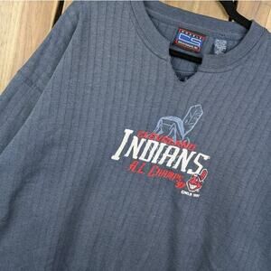 Cleveland Indians MLB Baseball Ohio Vintage 90s Pullover Crewnecks Sweatshirt XL